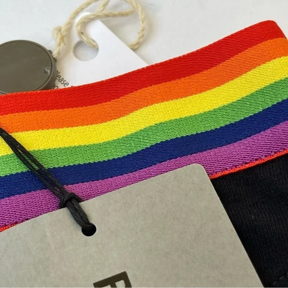NWT Balenciaga Women’s Pride Panty Brief Underwear - Black , slip sporty briefs